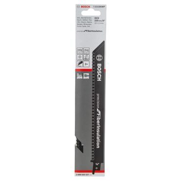 Bosch Säbelsägeblatt S 1113 AWP Precision for FibreInsulation, 2er-Pack