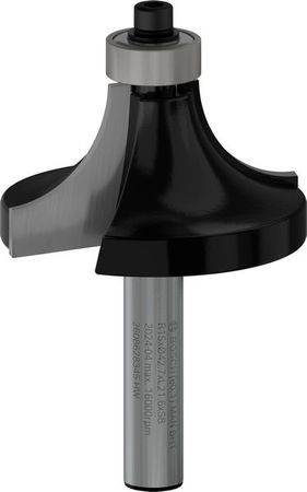 Bosch Abrundfräser 8 mm, R1 15 mm, L 22 mm, G 66 mm
