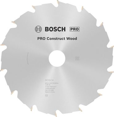 Bosch Kreissägeblatt Construct Wood 210 x 30 x 2,8 mm; 14