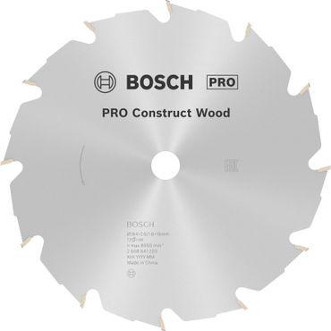 https://media.bosch-pt.com/ac/highres/2608641200_bo_pro_u_f_1_3588840.jpg Bosch PRO Construct Wood Kreissägeblatt, 184 x 2,6 x 16 mm, T12