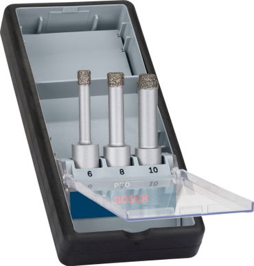Bosch PRO Ceramic dry Bohrer-Set, 6 x 33, 8 x 33, 10 x 33 mm, 3-tlg.