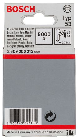 Bosch Feindrahtklammer Typ 53 11,4 x 0,74 x 14 mm