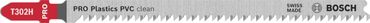 Bosch PRO Plastics PVC clean T302H Stichsägeblatt, 132 mm, 5 Stück