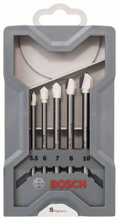 Bosch 5tlg. Fliesenbohrer-Set CYL-9 Ceramic 5,5; 6,0; 7,0; 8,0; 10,0 mm