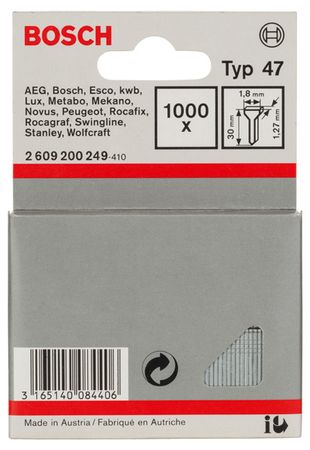 Bosch Nagel Typ 47 1,8 x 1,27 x 30 mm