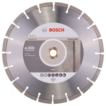 Bosch Diamanttrennscheibe Standard for Concrete 300 x 20/25,40 x 2,8 x 10 mm