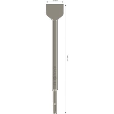 Bosch PRO SDS plus-4C Spatmeißel-Set, 40 x 250 mm, 5-tlg.