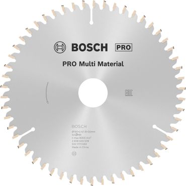 Bosch PRO Multi Material Kreissägeblatt, 190 x 2,4 x 30 mm, T54