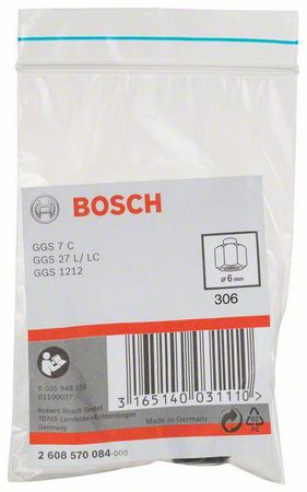 Bosch Spannzange mit Spannmutter 6 mm