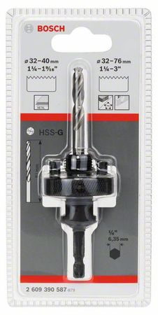 Bosch Sechskantadapter 5/8" - 18 UNF, 32-76 mm