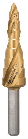 Bosch Stufenbohrer HSS-TiN 4 - 12 mm, 6,0 mm, 66,5 mm