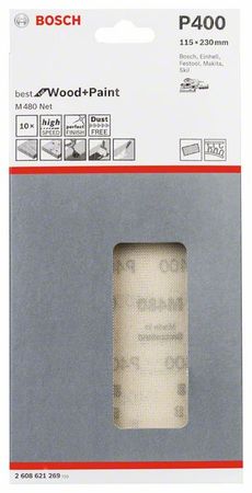 Bosch Schleifblatt 115 x 230 mm, 400