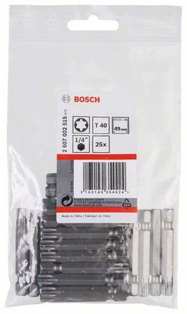 Bosch Schrauberbit Extra-Hart T40, 49 mm