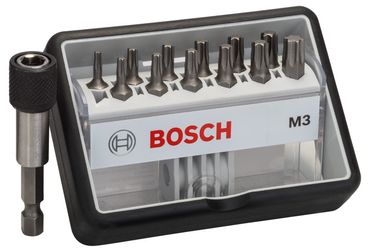 Bosch 12+1tlg. Robust Line Schrauberbit-Set M Extra-Hart 25 mm, 12+1tlg.