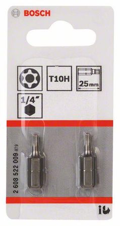 Bosch T10H Security-Torx®-Schrauberbit Extra-Hart T10H, 25 mm