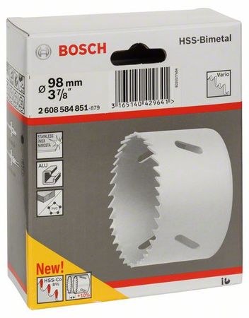 Bosch Lochsäge HSS-Bimetall für Standardadapter 98 mm, 3 7/8"