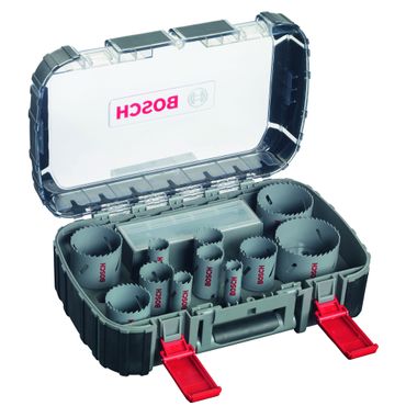 Bosch Lochsägen-Set HSS-Bimetall Universal, 17-teilig, 20 - 60, 68, 76 mm