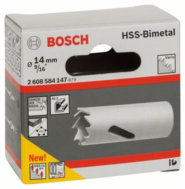 Bosch Lochsäge HSS-Bimetall für Standardadapter 14 mm, 9/16" Bosch Lochsäge HSS-Bimetall für Standardadapter 14 mm, 9/16"