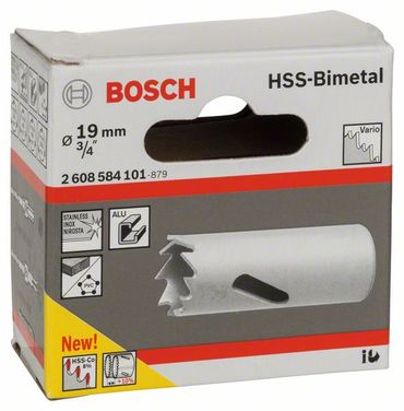 Bosch Lochsäge HSS-Bimetall für Standardadapter 19 mm, 3/4"
