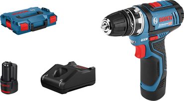 Bosch Akku-Bohrschrauber GSR 12V-15 FC im Set in L-BOXX inkl. 1x Aufsatz