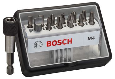 Bosch 12+1tlg. Robust Line Schrauberbit-Set M Extra-Hart 25 mm, 12+1tlg.