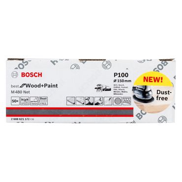 Schleifblatt M480 Net, Best for Wood and Paint, 150 mm, 100, 50er-Pack