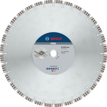 Bosch PRO Concrete Diamanttrennscheibe, 450 x 25,4 mm