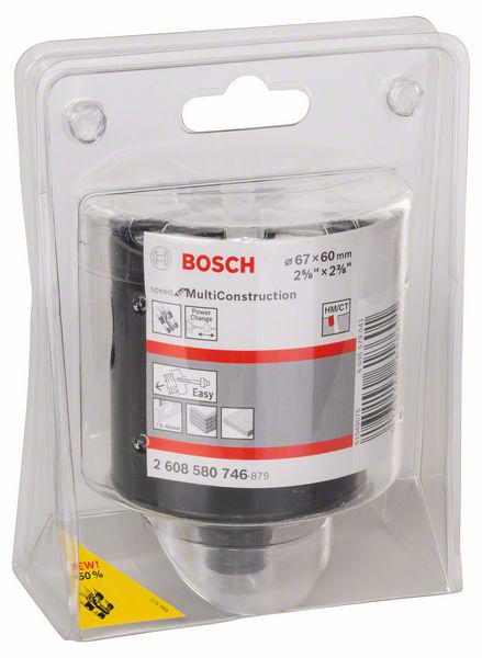 67 mm Bosch Lochsäge Speed for Multi Construction 2 5/8 Zoll 67 mm Bosch Lochsäge Speed for Multi Construction 2 5/8 Zoll
