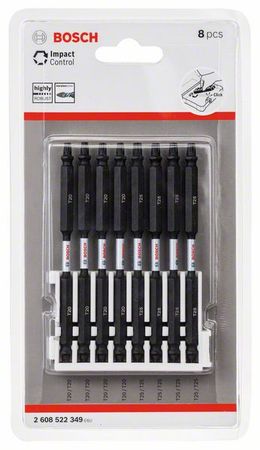 Bosch Impact Control Schrauberbit-Set, 8-teilig