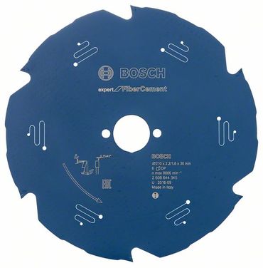 Bosch Kreissägeblatt Expert for Fibre Cement 210 x 30 x 2,2 mm 6 Zähne