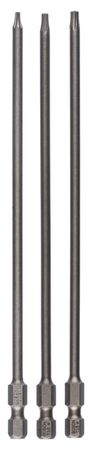 Bosch 3tlg. Schrauberbit-Set Extra-Hart T8; T10; T15; 152 mm