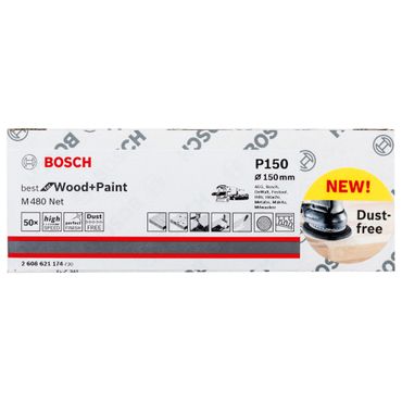 Schleifblatt M480 Net, Best for Wood and Paint, 150 mm, 150, 50er-Pack