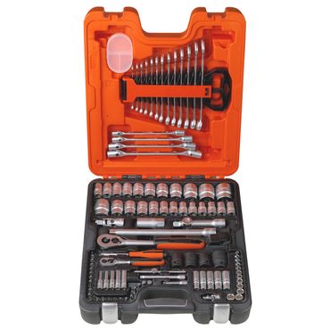 Bahco Steckschlüsselsatz 1/4"+1/2" + Ring-Maulschlüssel 106-tlg. S106 Bahco Steckschlüsselsatz 1/4"+1/2" + Ring-Maulschlüssel 106-tlg. S106