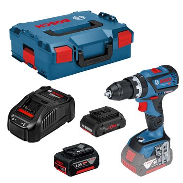 Bosch Schlagbohrschrauber GSB 18V-60 C | 2x5,0 | 1x ProCORE 4,0 | Lader | L-BOXX