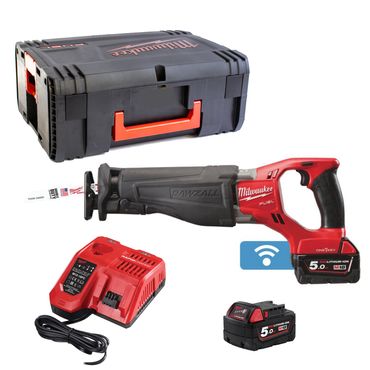 Milwaukee Akku-Säbelsäge ONE KEY M18ONESX-502X 2x 5,0 Ah Akkus + Lader in HD-Box