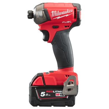 Milwaukee Akku-Impulsschrauber FUEL M18FQID-502X 2x 5,0 Ah Akkus + Lader in HD-Box