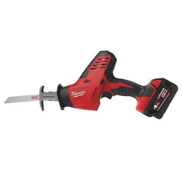 Milwaukee Akku-Kompakt-Säbelsäge C18HZ-402B 2x 4,0 Ah + Lader in Werkzeugtasche