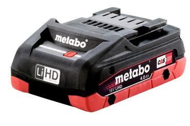 Metabo Akkupack LiHD 18 V, 4,0 Ah HD-Akku - ultimative Leistung kompaktes Format