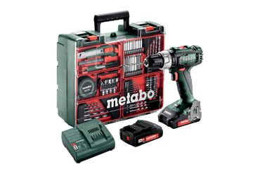 Metabo Akku-Schlagbohrschrauber SB 18 L mit 2x 2,0 Ah Akkus + Zubehör im Koffer