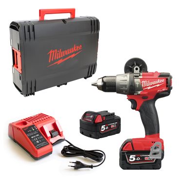 Milwaukee Akku-Schlagbohrschrauber FUEL M18 FPD-502X 2x 5,0 Ah + Lader in HD-Box