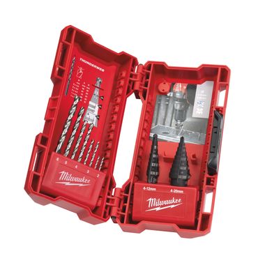 Milwaukee Stufen-/HSS-G Metallbohrerset 10-tlg. 48899350