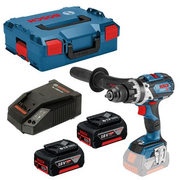 Bosch Akku-Schlagbohrschrauber GSB 18V-85 C 2x 4,0 Li-Ion Akku + Lader in L-BOXX
