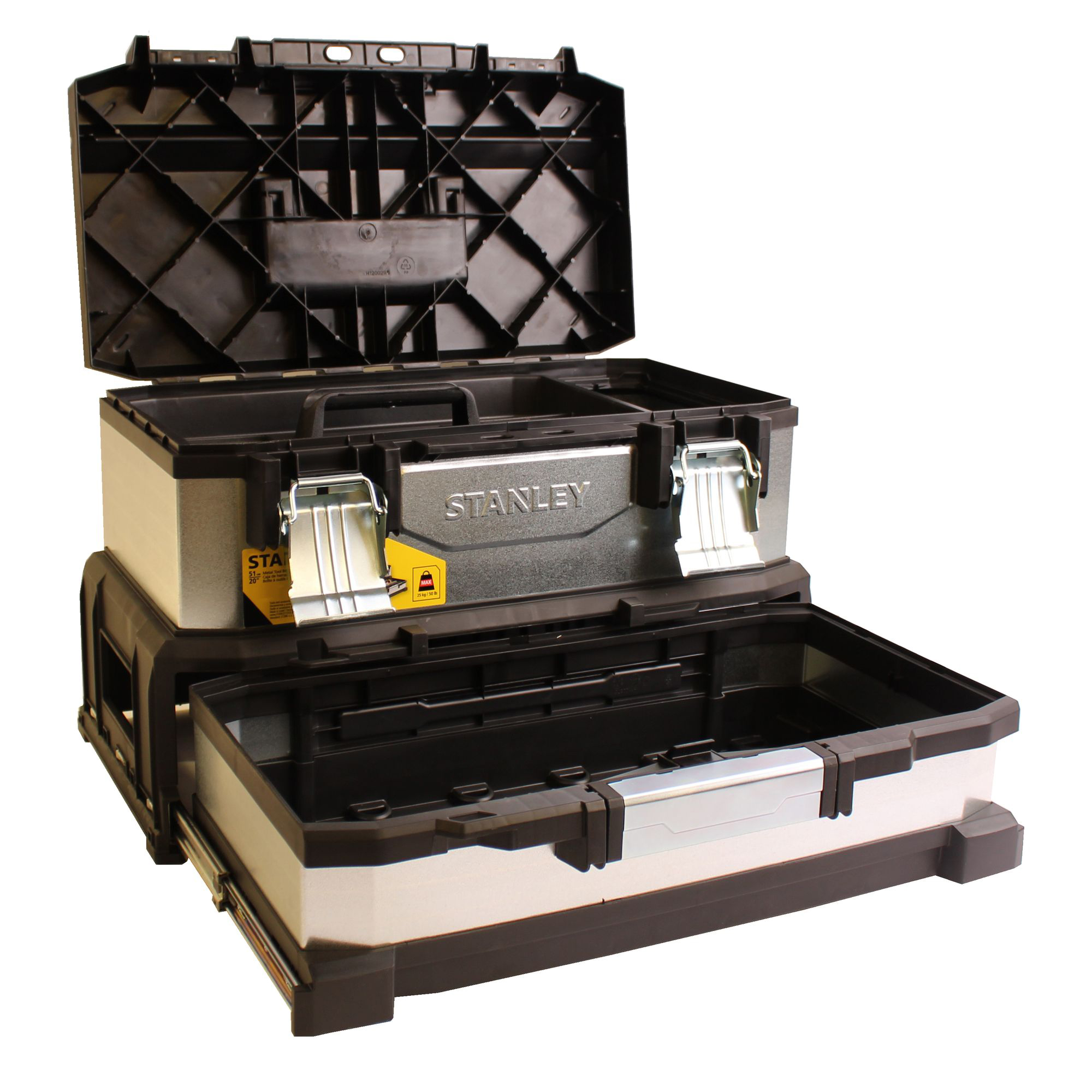 Stanley Werkzeugbox 1-95-830 Metall-Kunststoff inkl Schublade 54 ...