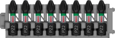Bosch PRO Pozidriv Impact Bit, PZ2, 25 mm, 8 Stück