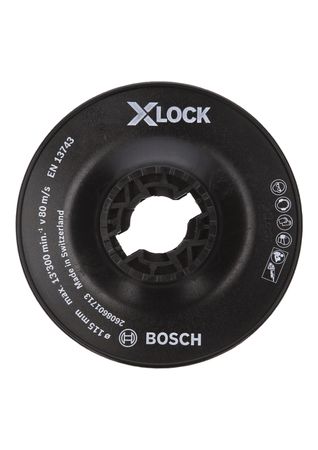 Bosch X-LOCK Stützteller, 115 mm hard