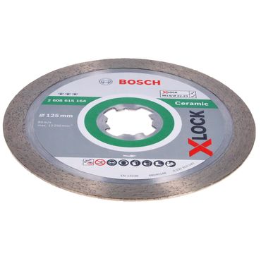 Bosch Diamanttrennscheibe X-LOCK Best for Ceramic, 125 x 22,23 x 1,8 x 10 mm