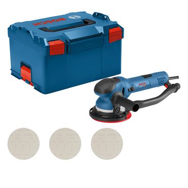 Bosch Exzenterschleifer GET 75-150 inkl. Zubehör in L-Boxx Gr. 3