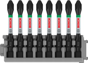 Bosch PRO Pozidriv Impact Bit, PZ2, 55 mm, 8 Stück
