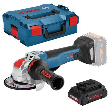 Bosch X-LOCK Winkelschleifer GWX 18V-10PC 1x 4,0 Ah ProCORE ohne Lader in L-BOXX