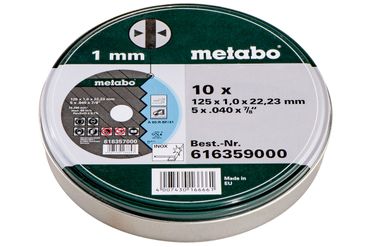 Metabo Trennscheiben "SP" 125 x 1,0 x 22,23 (616359000) 10er-Pack